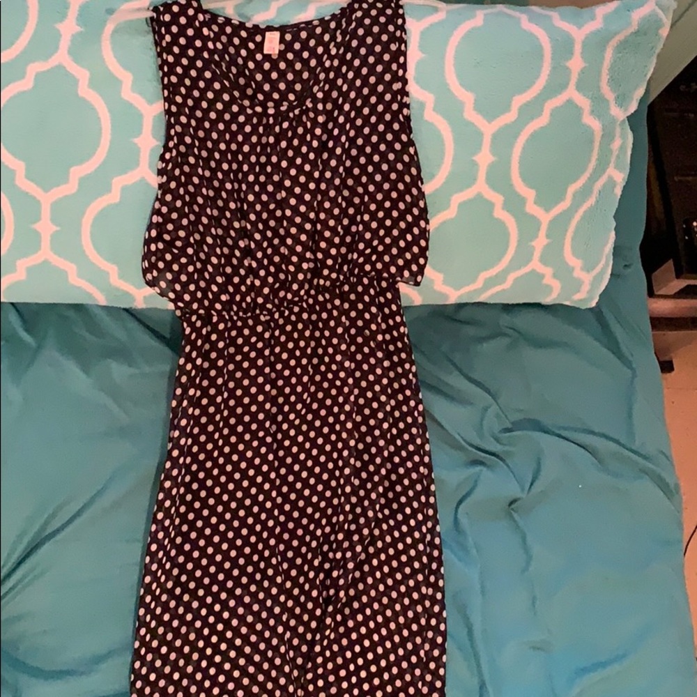 Heramay long polka dot dress